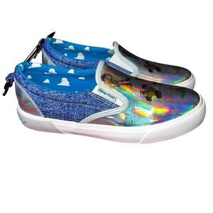 Disney Pixar Ground Up slip on tennis shoes loafers monster inc, UP, size 6 read